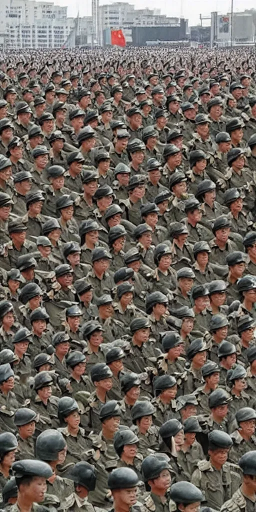 Image similar to poster, chinese people's liberation army recapture taiwan