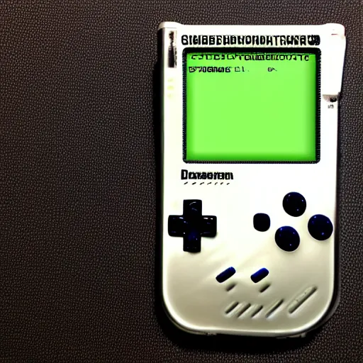 Prompt: transparent gameboy dmg