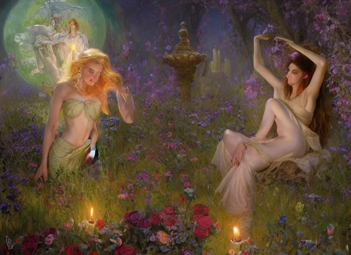 Image similar to graveyard of dreams by donato giancola and vladimir volegov and alexander averin and delphin enjolras and daniel f. gerhartz