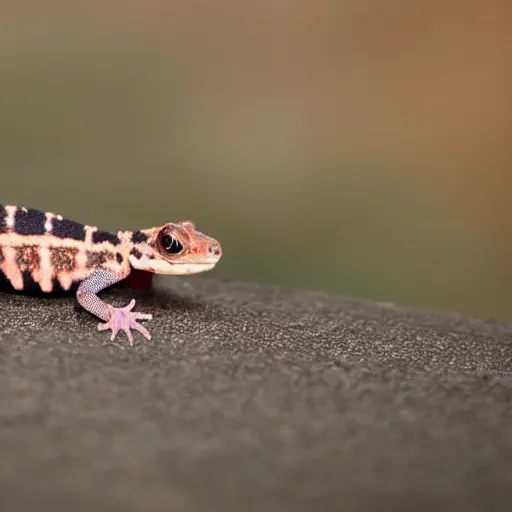 Image similar to An award winning photo of young New Zealand pink gecko tortoise looking at the camera, cute, nature photography, National Geographic, 4k