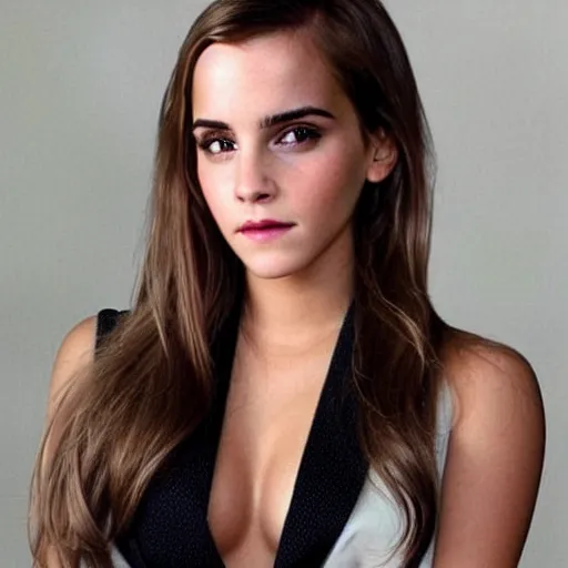 Prompt: Emma Watson and Kim Kardashian combined into a single person