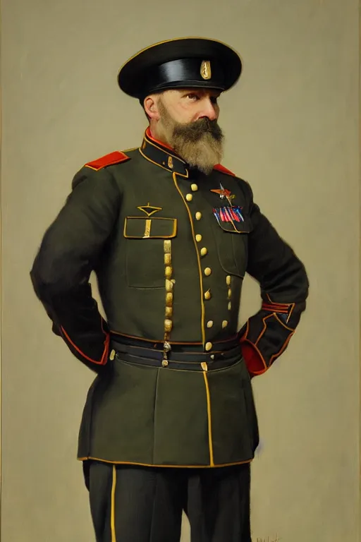 Prompt: full body portrait of the dictator of the utah jazz, 1 8 8 9, in full military garb, oil on canvas by william sidney mount, trending on artstation