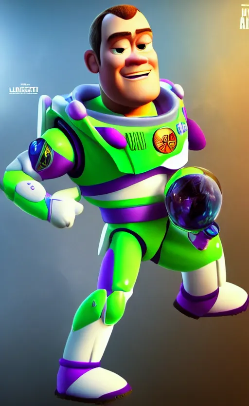 Prompt: kevin hart as buzz lightyear, dynamic lighting, photorealistic fantasy concept art, trending on art station, stunning visuals, creative, cinematic, ultra detailed