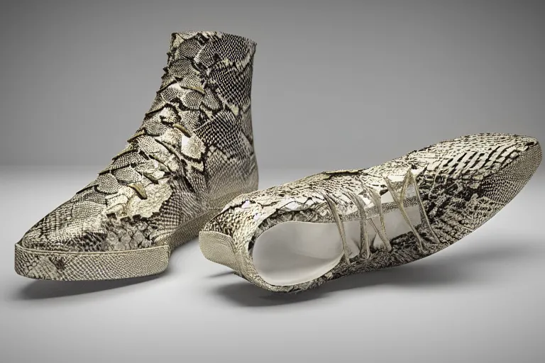 Snakeskin high top on sale shoes