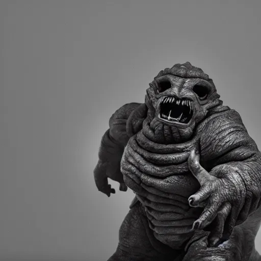 Prompt: rancor, moody lighting, shallow depth of field,