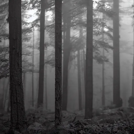 a film still of woodsman from twin peaks, black and | Stable Diffusion ...