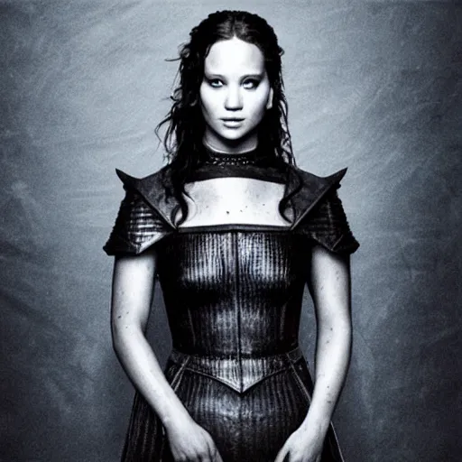 Image similar to polaroid shot of jennifer lawrence in game of thrones audition