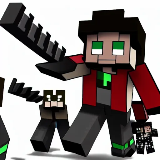 Image similar to Aswang Minecraft mob