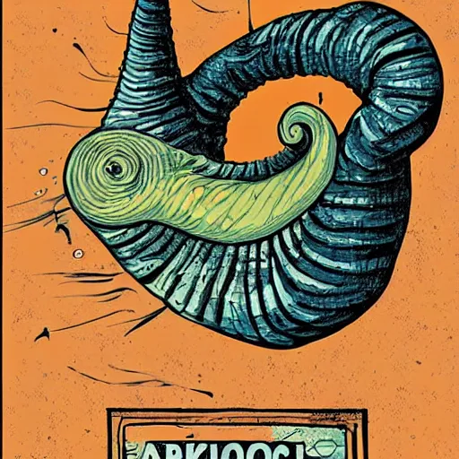 Image similar to illustration for arkady and boris strugatsky's book snail on the slope