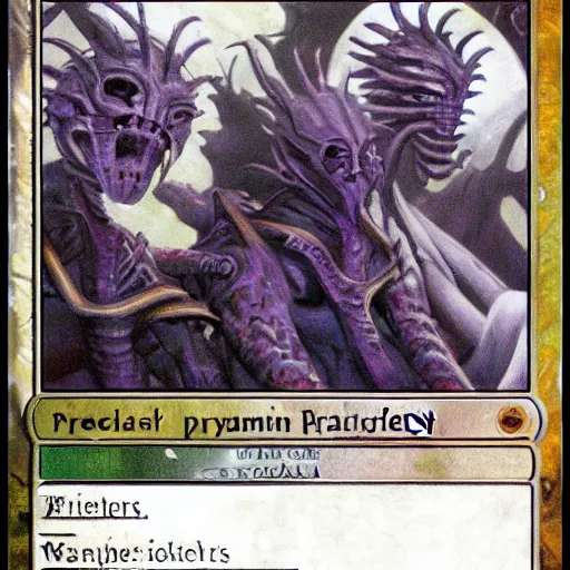 Image similar to A portrait of the Phyrexian praetors