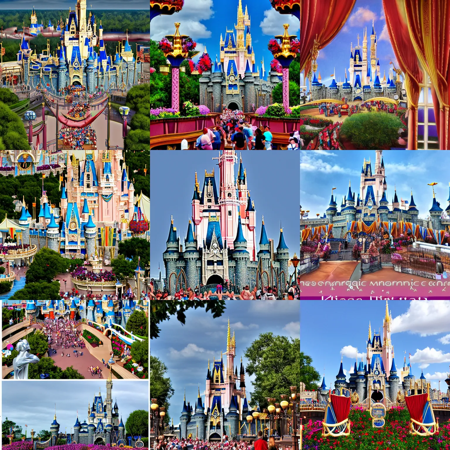 Prompt: the magic kingdom, high detail, high modernization, ultra mega super hyper realistic