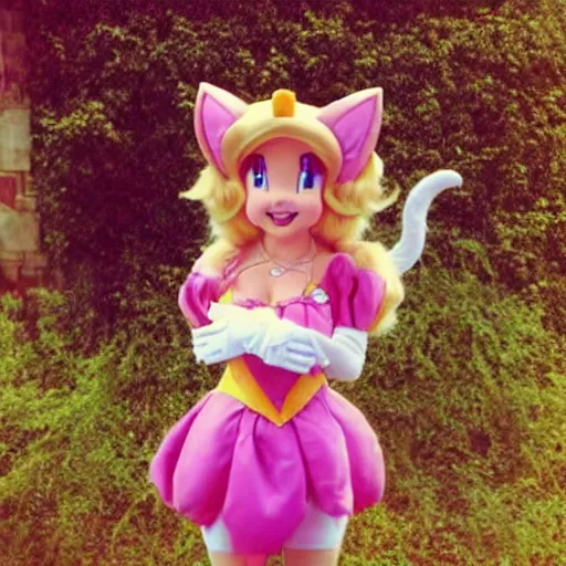 Prompt: “princess peach as catgirl”