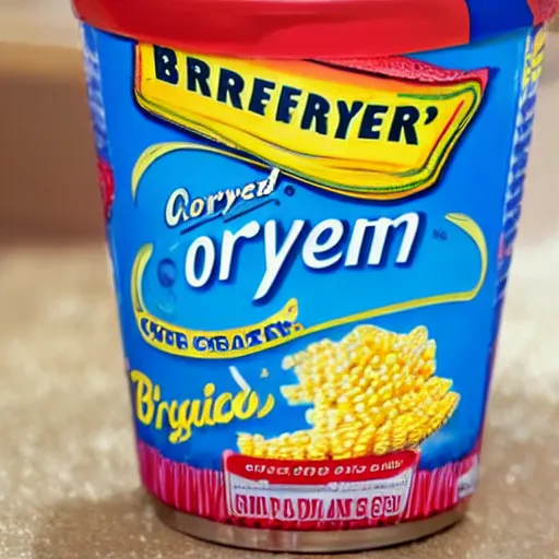 Prompt: Breyer's Corn flavored Ice Cream