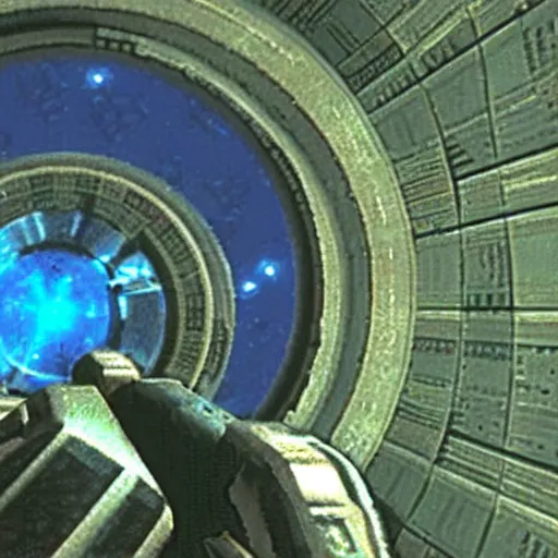 Image similar to a still of event horizon, 1 9 9 8 ocarina of time graphics nintendo 6 4 visuals aesthetic