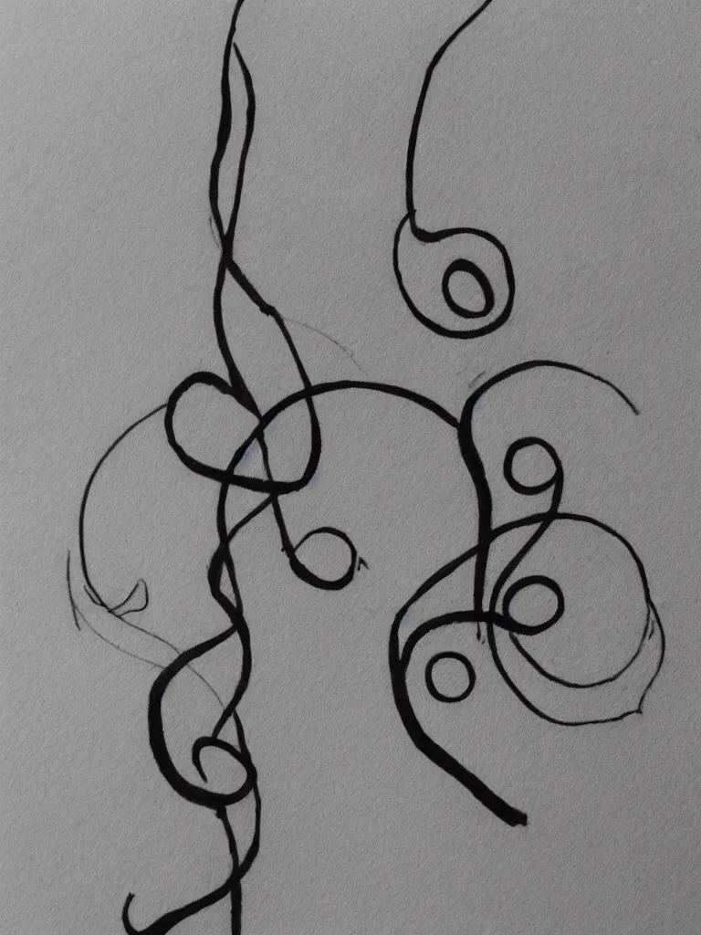 Prompt: single line sketch for a tattoo, acorn that turns into a tree in shape of treble clef, dividing line up the middle like a scar, bursts of color when crossing scar, high fidelity