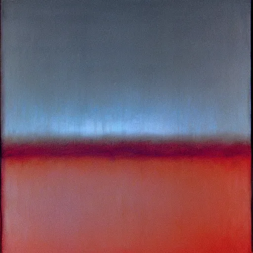 Image similar to the abstract painting'arctic void ', by caspar david friedrich, by rothko