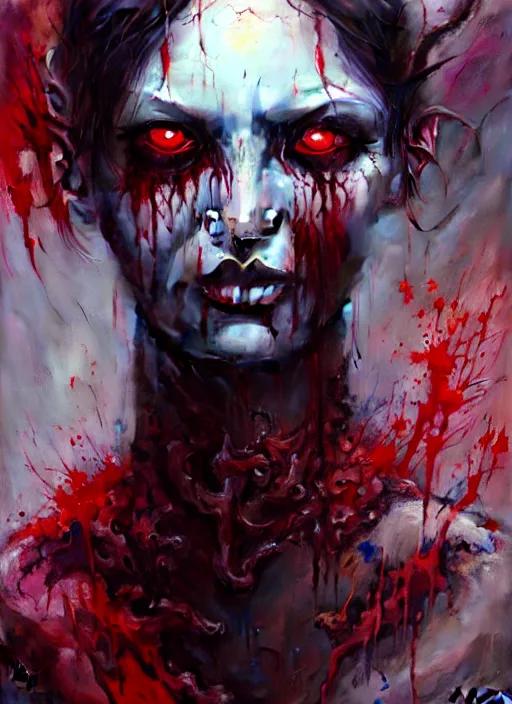 Prompt: seitan painting, highly detailed, demonic eyes, cinematic, 8 k, by stanley artgerm, tom bagshaw, greg rutkowski, carne griffiths, ayami kojima, beksinski, trending on deviantart, hyper - detailed, horror, full of color,