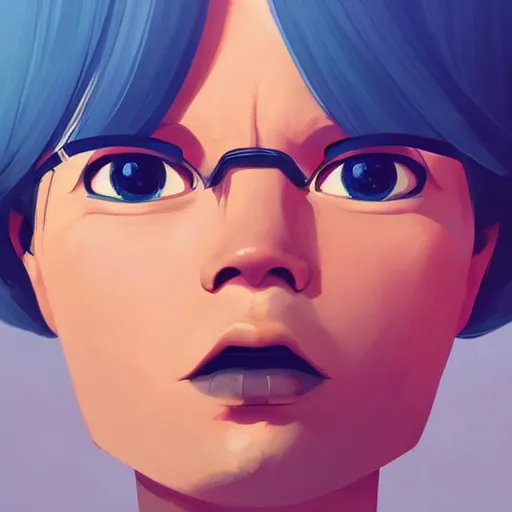 Image similar to face icon stylized minimalist sony playstation 5, loftis, cory behance hd by jesper ejsing, by rhads, makoto shinkai and lois van baarle, ilya kuvshinov, rossdraws global illumination