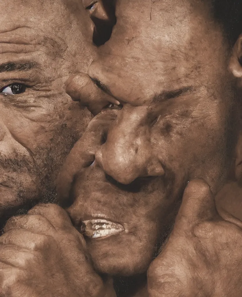 Image similar to photo portrait of Mike Tyson