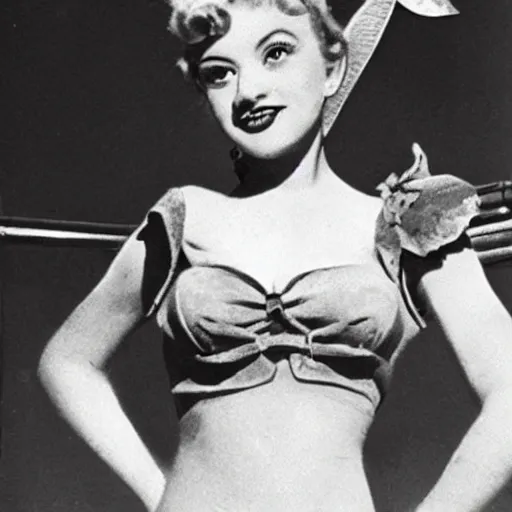 Prompt: picture of tinkerbell in wwii