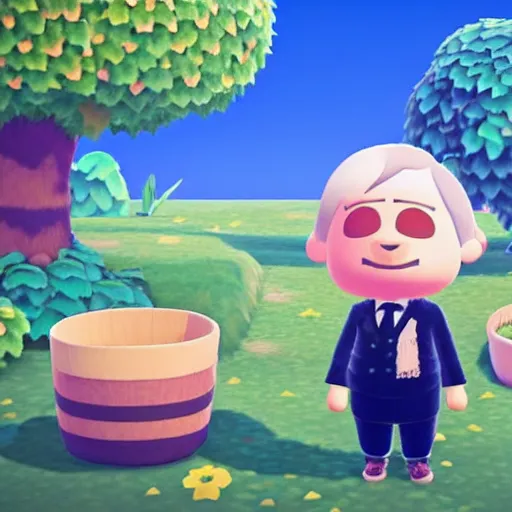 Prompt: boris johnson as an animal crossing villager. animal crossing new horizons, octane render