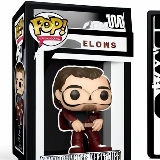 Prompt: elon music as a funko pop toy sitting on the toilet scrolling on his iphone