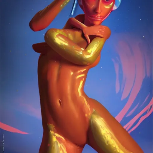 Prompt: beautiful_petite_sunset_of_ahsoka tano clone wars alien body Paint toned full body curv, abs fit model seductive golden hour body seductive pose by pin up hayime sorayama sensation pleasure Grand Odalisque_intricate_oil_paintingby Jo hn_WilliamGodward J-H 768-C2.0