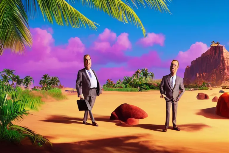 Saul Goodman on tropical island, hyper realistic by | Stable Diffusion ...