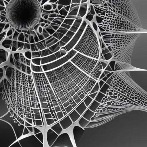 Image similar to radiolaria by zaha hadid, ultra detailed, intricate complexity