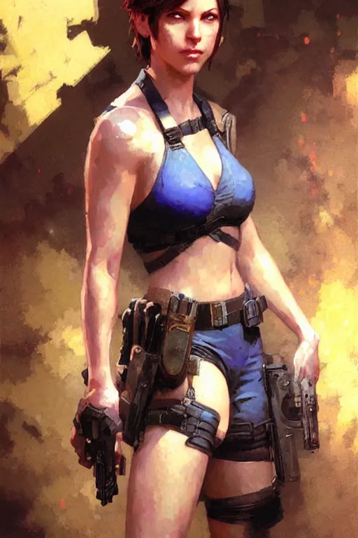 Jill Valentine from Resident Evil 3 Remake, highly, Stable Diffusion