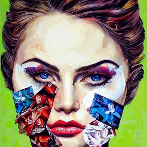Prompt: a beautiful artwork by Sandra Chevrier
