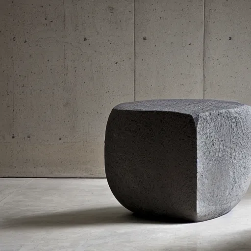 Prompt: the gorgoroth stool by tadao ando