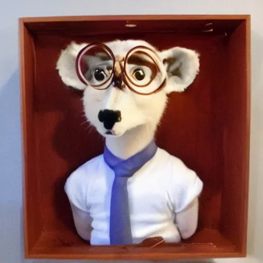 Image similar to velma taxidermy failure