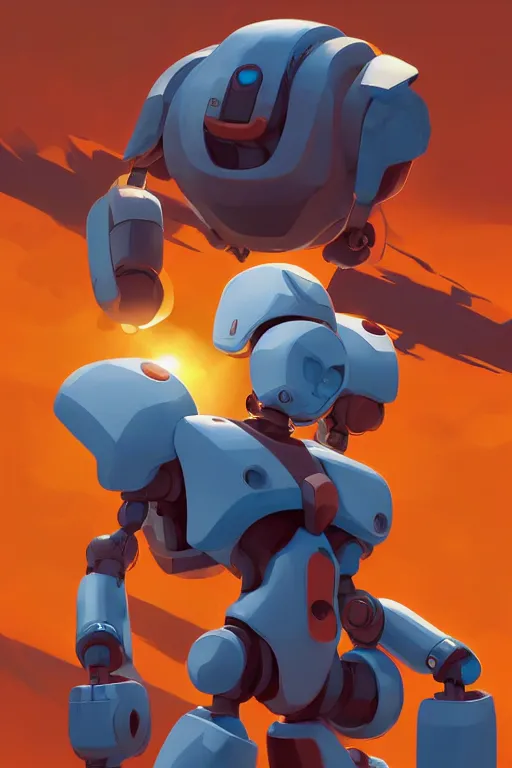 Prompt: metabots medabots medarotto medarot robot minimalist comics sharpen earth defense force tank, behance hd by jesper ejsing, by rhads, makoto shinkai and lois van baarle, ilya kuvshinov, rossdraws global illumination