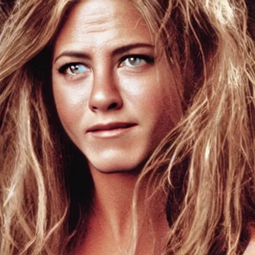 Prompt: medusa that looks like jennifer aniston