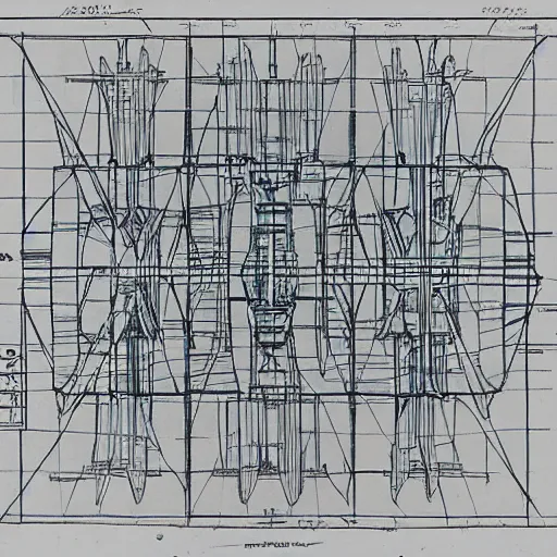Prompt: synchrotron's blueprint as Da Vinci sketch