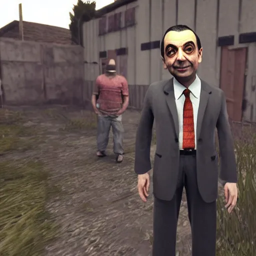 Image similar to mr bean in 7 days to die