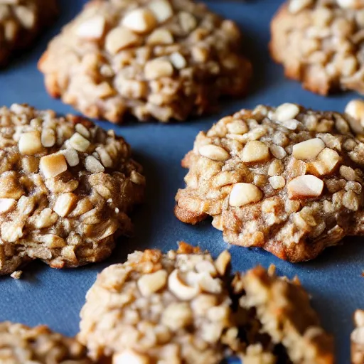 Image similar to intact apple made out of oatmeal cookies