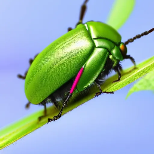 Prompt: rose chafer in different hdri lighting conditions realistic render digital art