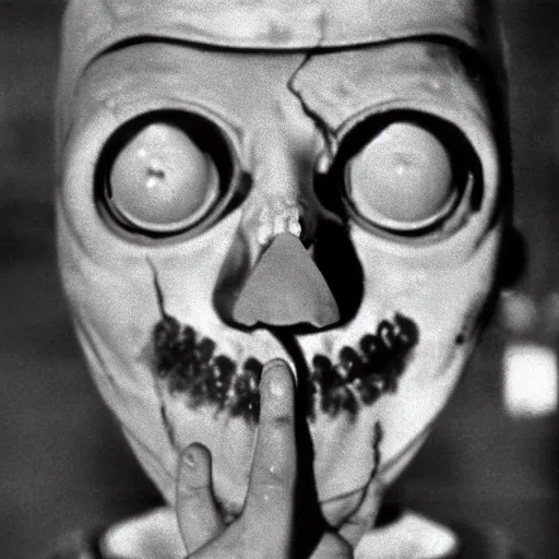 Prompt: real life sentient and composed irradiated person with acute radiation sickness flaking, melting, rotting skin 1950s nuclear wasteland black and white award winning photo highly detailed, highly in focus, highly life-like, facial closeup taken on Arriflex 35 II, by stanley kubrick