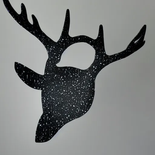 Image similar to forest deer silhouette mask