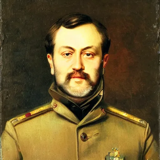 Image similar to portrait of dmitry zvada