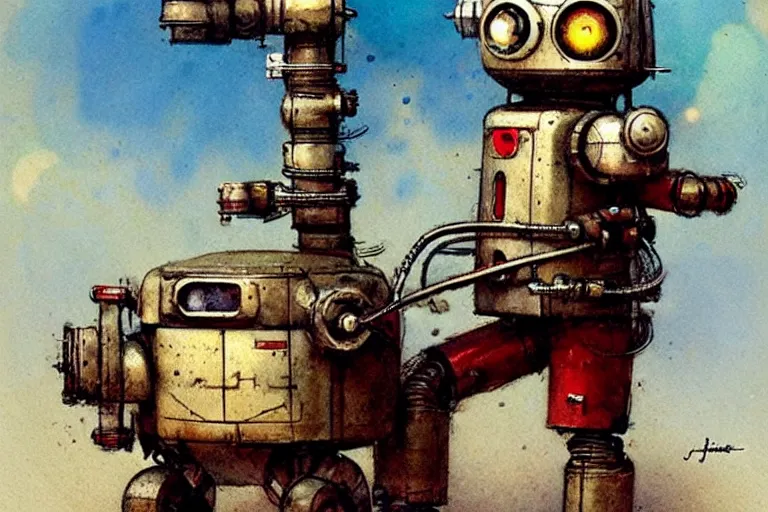 Prompt: adventurer ( ( ( ( ( 1 9 5 0 s retro future robot android mouse excavating machine. muted colors. ) ) ) ) ) by jean baptiste monge!!!!!!!!!!!!!!!!!!!!!!!!! chrome red