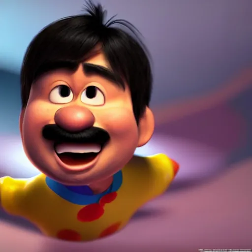 Image similar to manny pacquiao as a pixar disney character from up ( 2 0 0 9 ), unreal engine, octane render, 3 d render, photorealistic