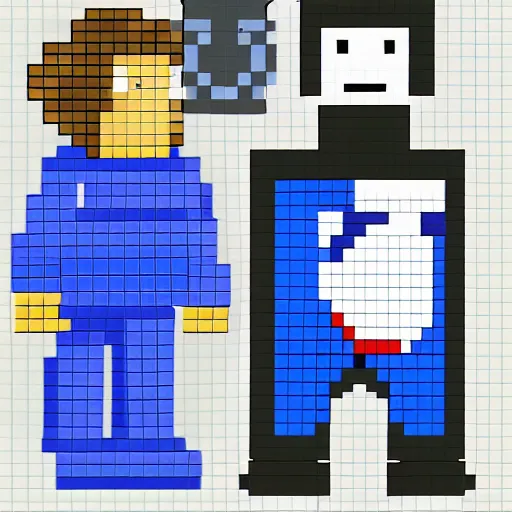 Image similar to 8 - bit, realistic self portrait, astronaut with a chimpanzee.