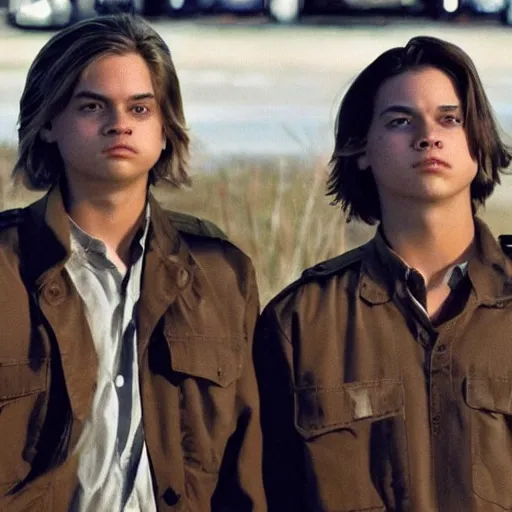 Prompt: the sprouse twins on fbi's most wanted lost