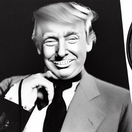 Prompt: Donald Trump blended with Charlie Chaplin