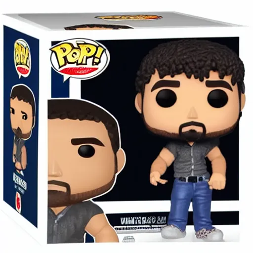 Prompt: “ very photorealistic photo of a hasan piker funko pop on a white background, award - winning details ”