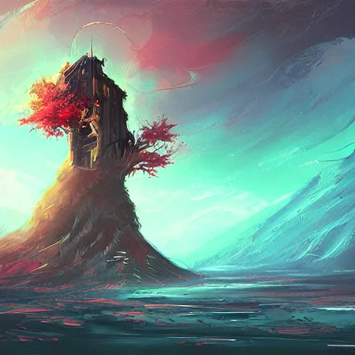 Prompt: concept art by anato finnstark