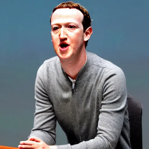 Image similar to mark zuckerburg's adult face on the body of a child